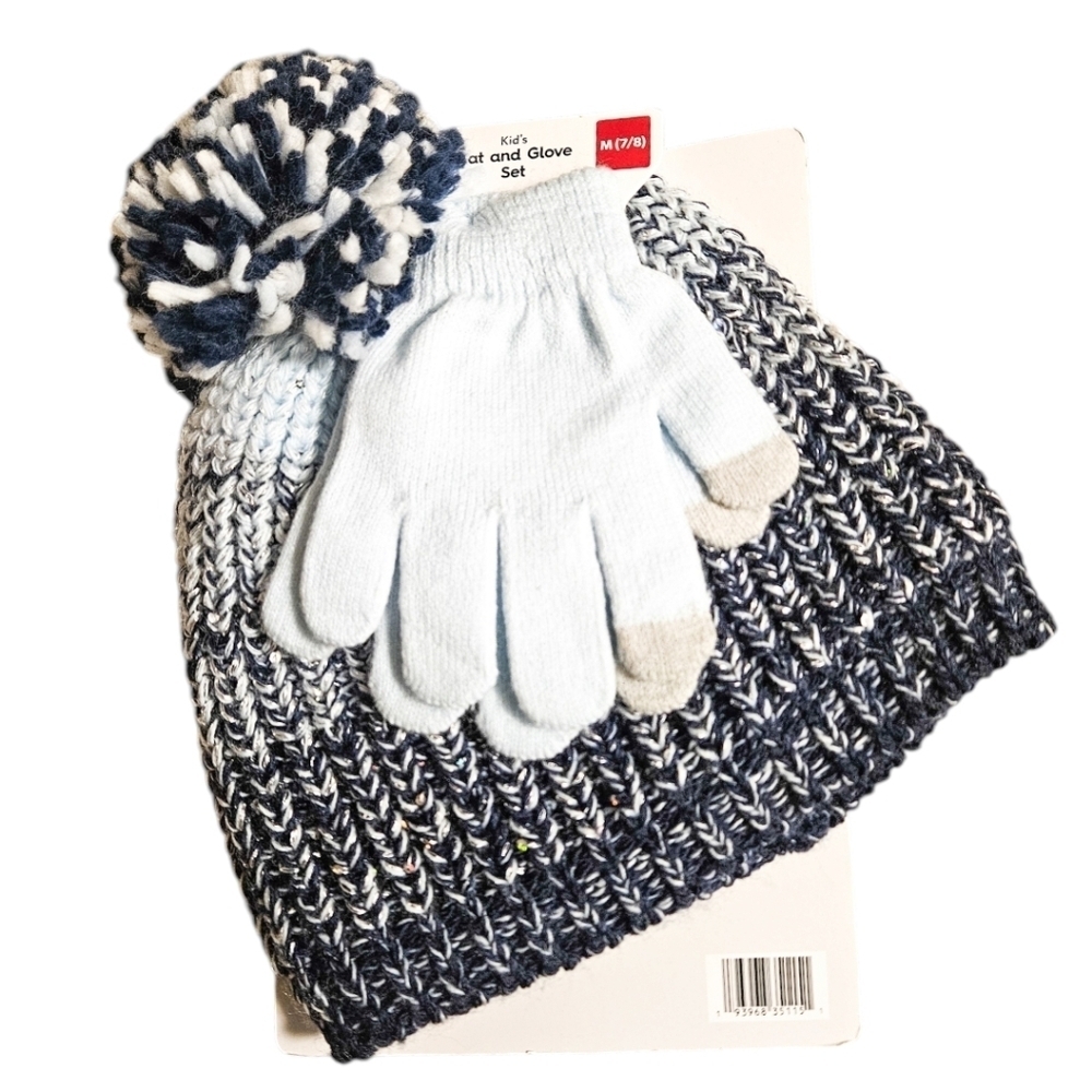 Girls Member Mark's Texting Tips Warming Gloves and Hat